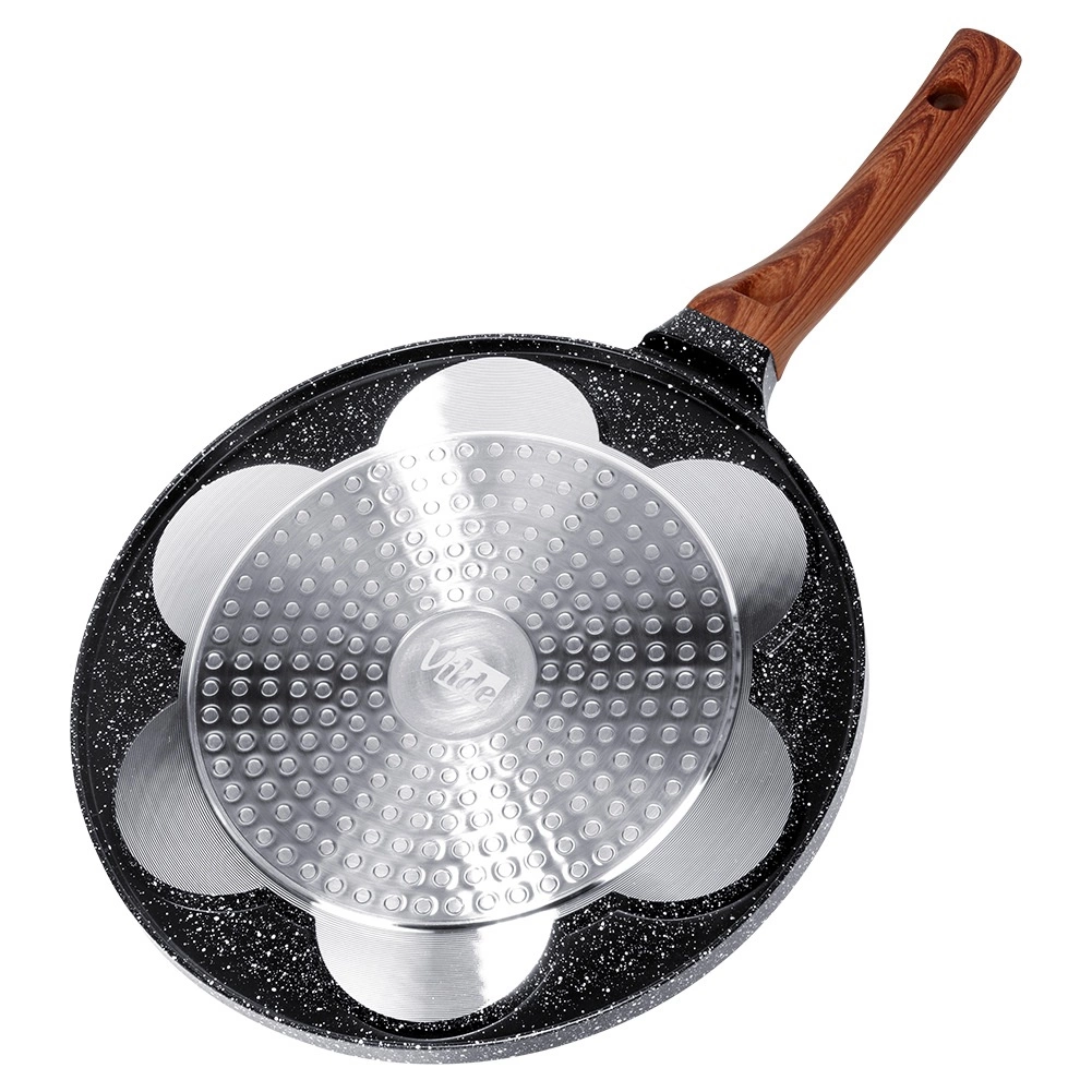 Keptuvė kiaušiniams ir blynams vilde black&wood 26 cm