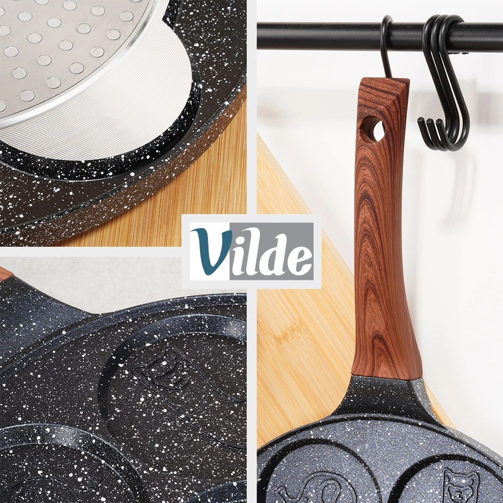 Keptuvė kiaušiniams ir blynams vilde black&wood 26 cm