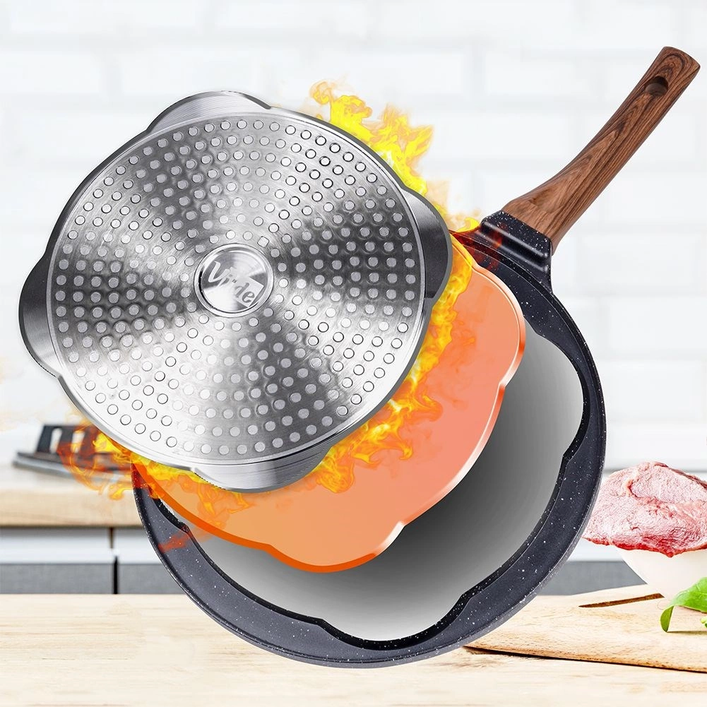 Keptuvė kiaušiniams ir blynams vilde black&wood 26 cm