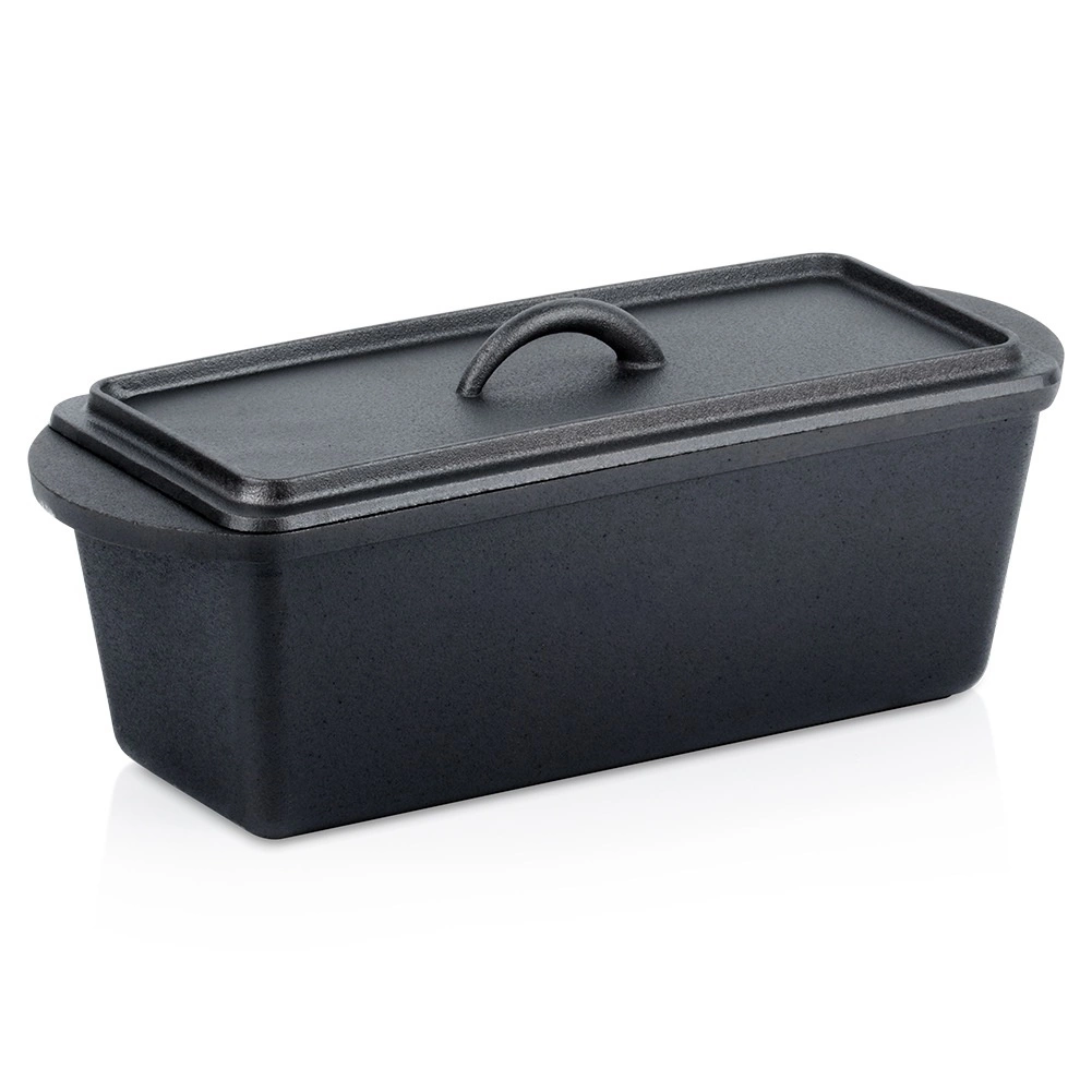 Kepimo forma su dangčiu iš ketaus vilde 35 cm, 3 l