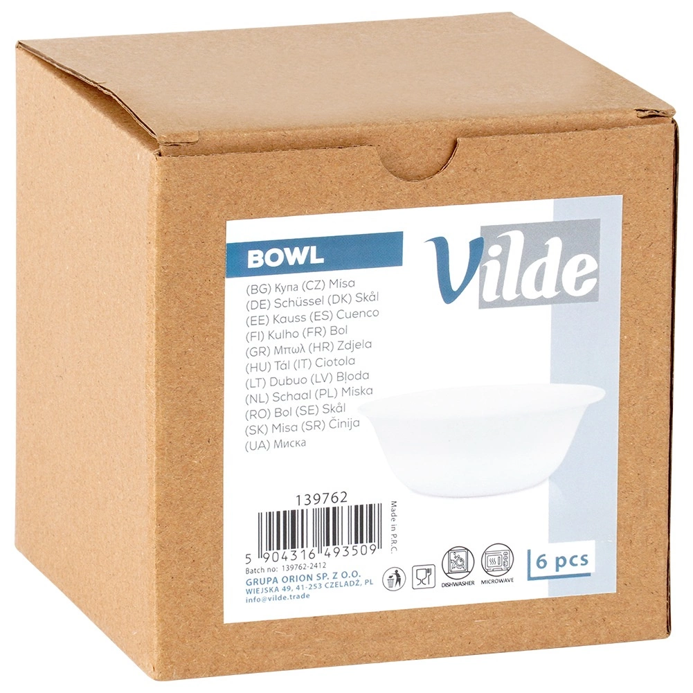 Stikliniai dubenėliai vilde 300 ml, 6 vnt.