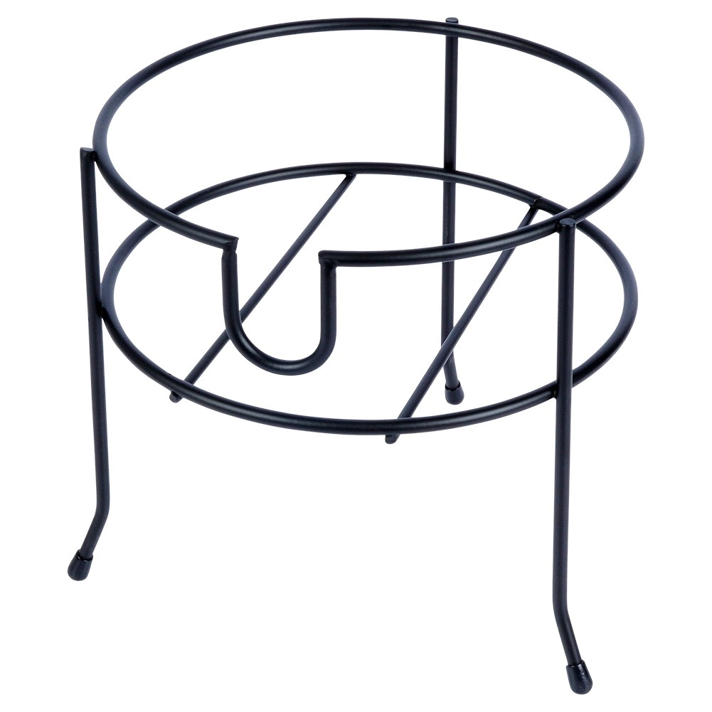 Metalinis juodas gėrimų indo stovas Vilde 20 cm 2