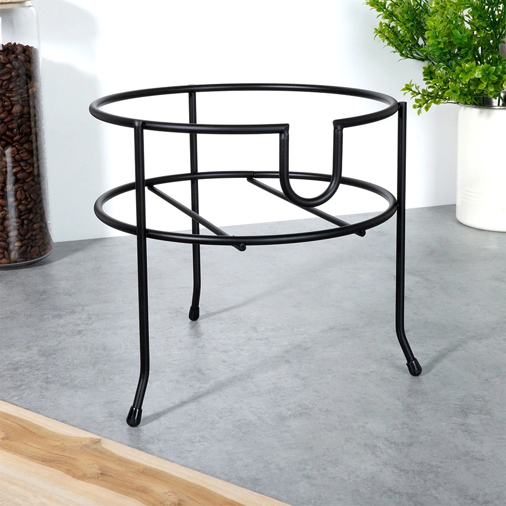 Metalinis juodas gėrimų indo stovas Vilde 20 cm