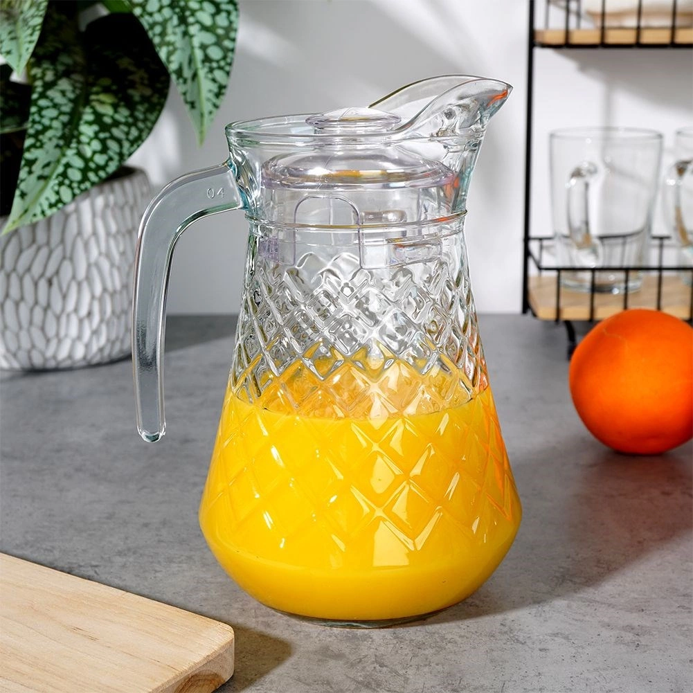 Stiklinis gėrimų indas su dangteliu vilde 1,4 l 1