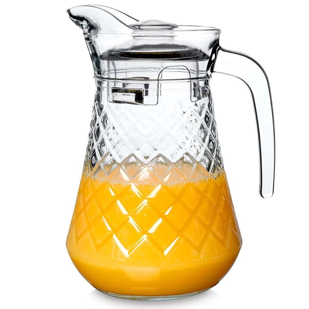 Stiklinis gėrimų indas su dangteliu vilde 1,4 l