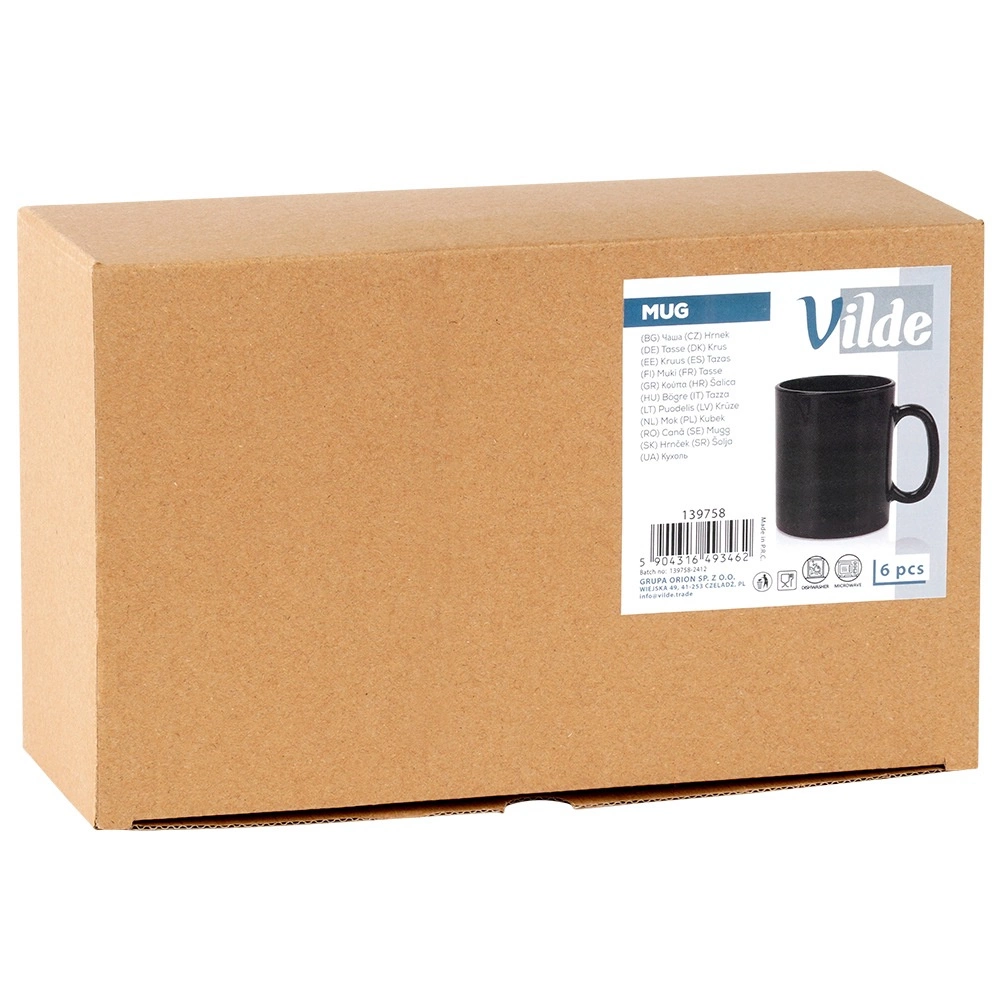 Stikliniai puodeliai vilde, 300 ml, 6 vnt.
