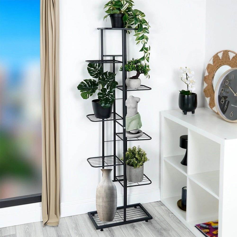 Metalinis gėlių stovas vilde 8 lygių 142 cm 1