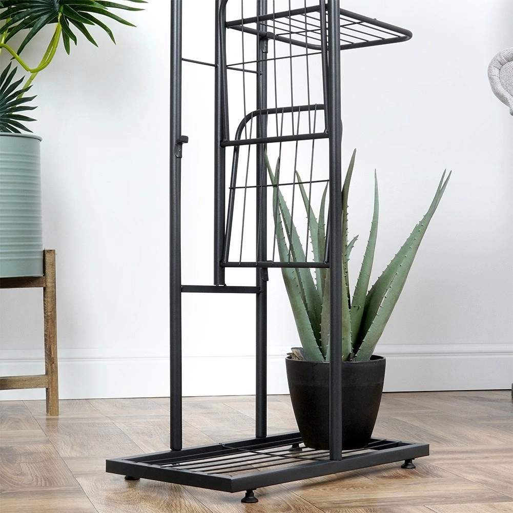 Metalinis gėlių stovas vilde 8 lygių 142 cm