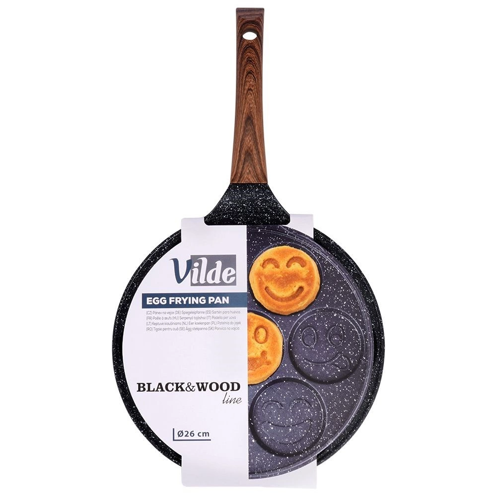 Vilde keptuvė kiaušiniams ir blynams black&wood 26 cm