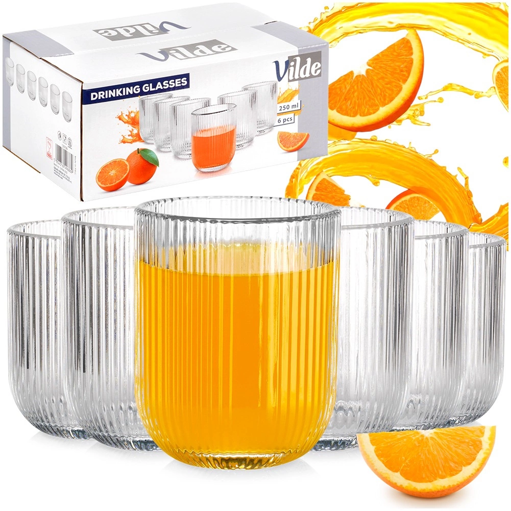 Stiklinės vilde 250 ml (6 vnt.)