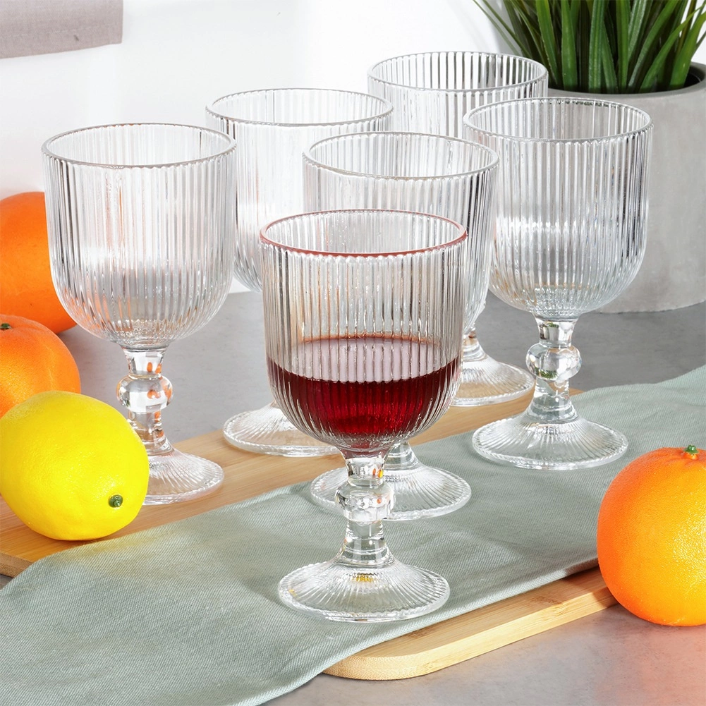 Stiklinės vyno taurės vilde 340 ml 6 vnt. 1