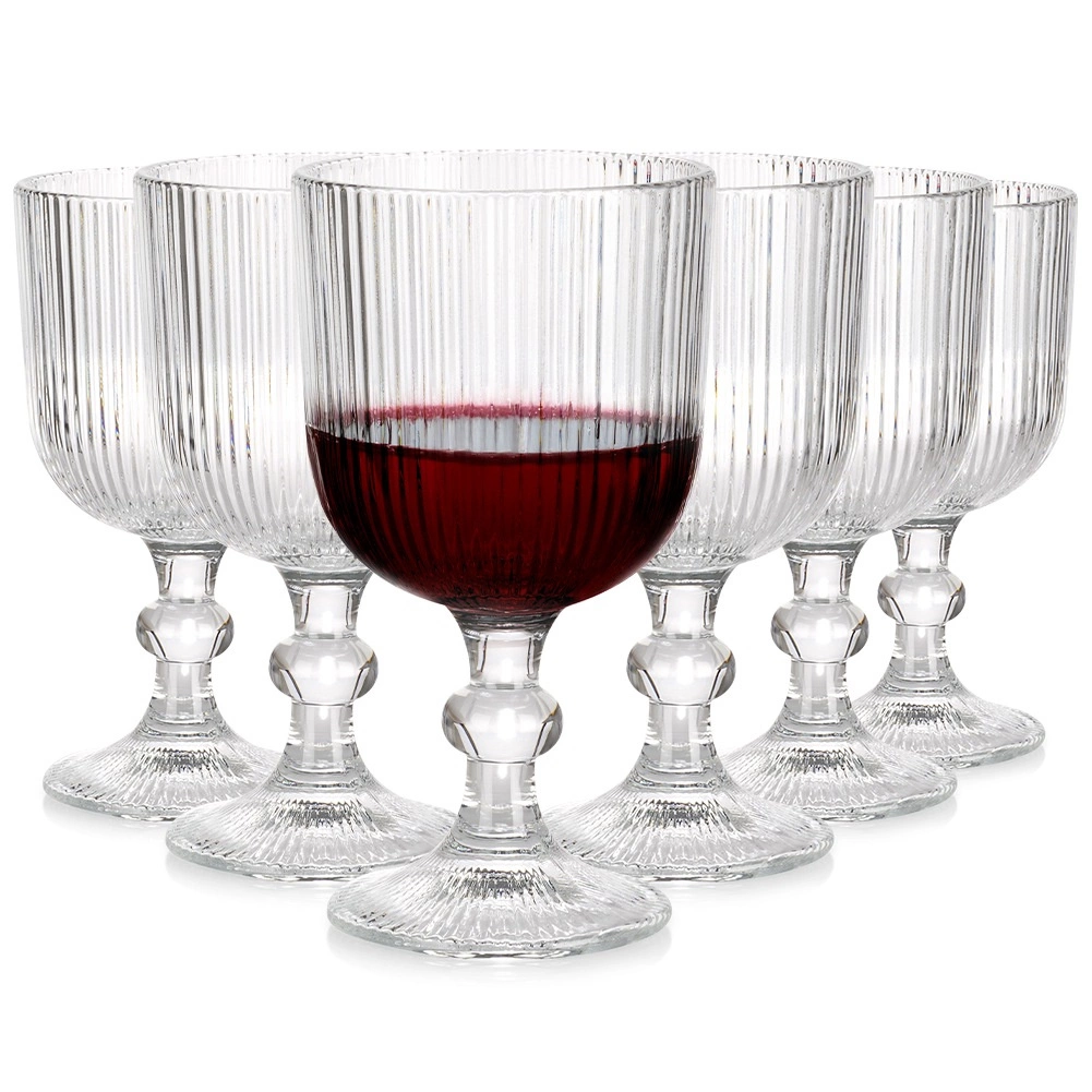 Stiklinės vyno taurės vilde 340 ml 6 vnt.