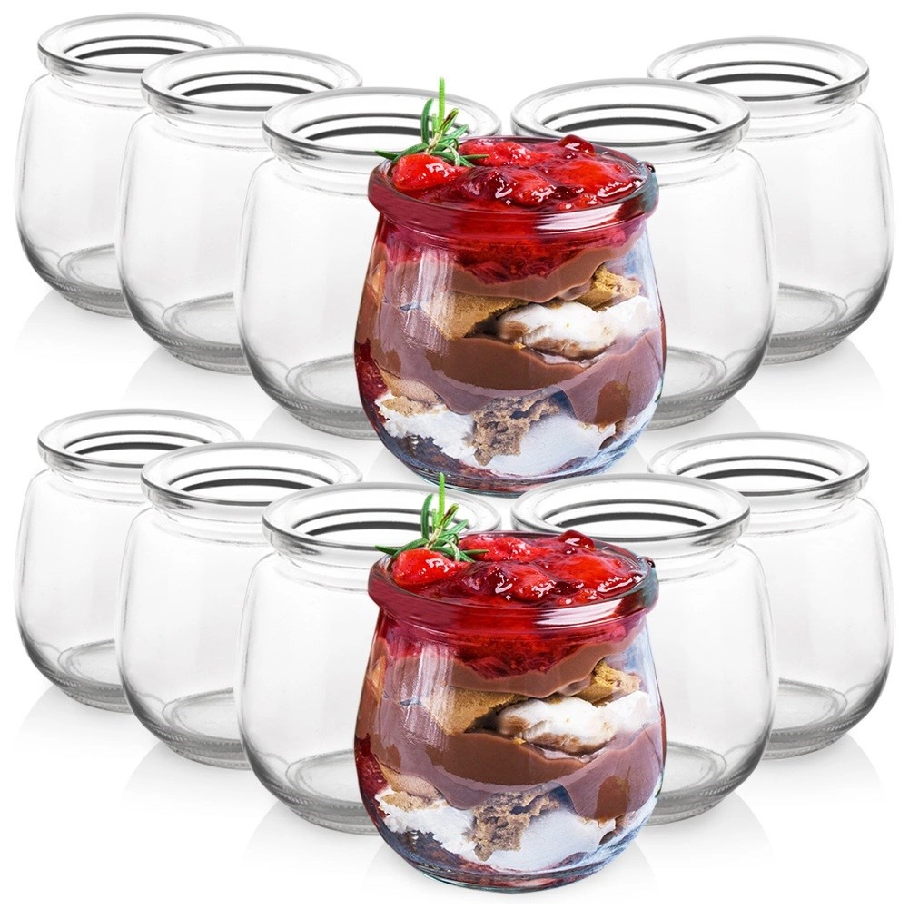 Stiklinių indelių rinkinys 200 ml