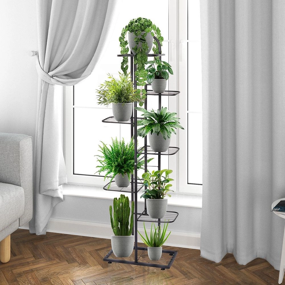 Gėlių stovas Vilde 7 lygių metalinis 138 cm