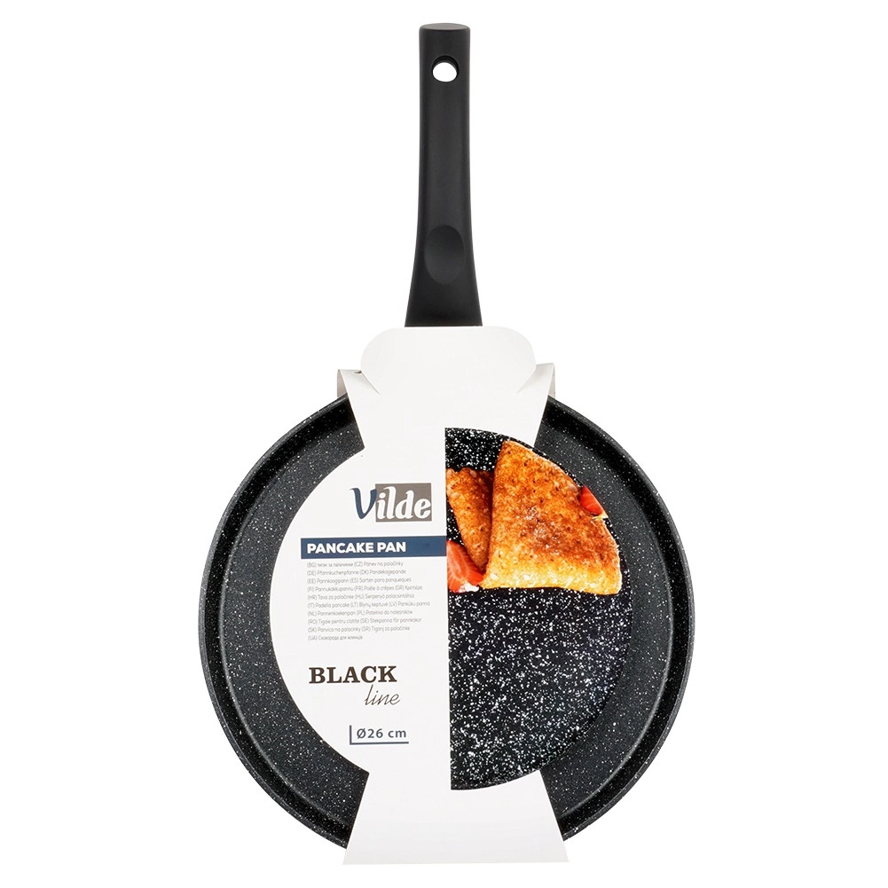 Blynų keptuvė vilde black line 26 cm