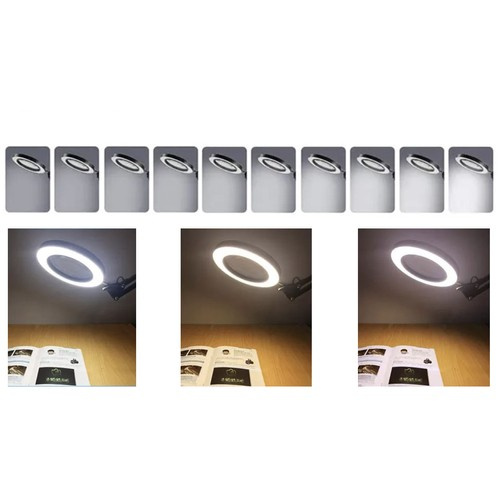 Didinamoji lempa su led apšvietimu izoxis, juoda