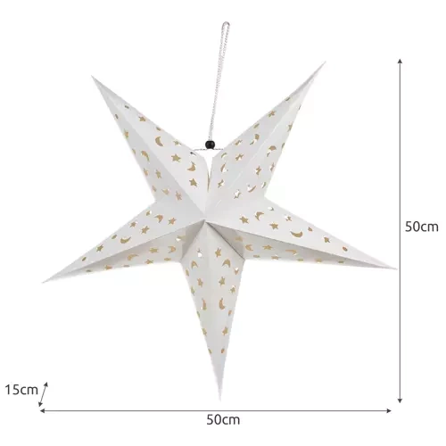 3d led žvaigždė – 60cm ruhhy 20076