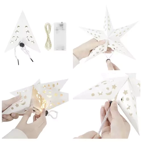 3d led žvaigždė – 60cm ruhhy 20076