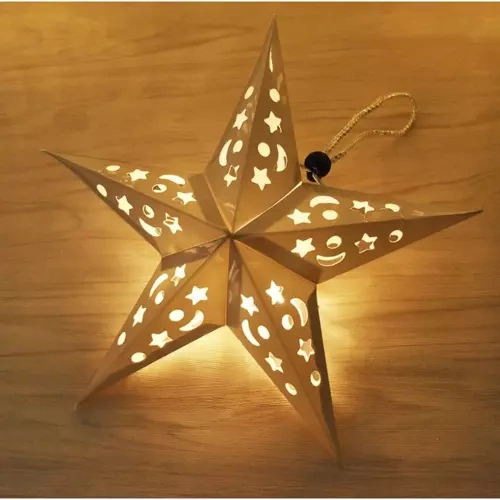 3d led žvaigždė – 60cm ruhhy 20076