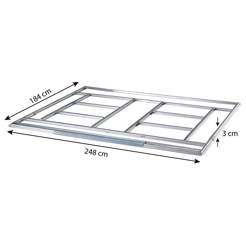 Pagrindas metaliniam sandėliukui „Apuokas”, 6 m2