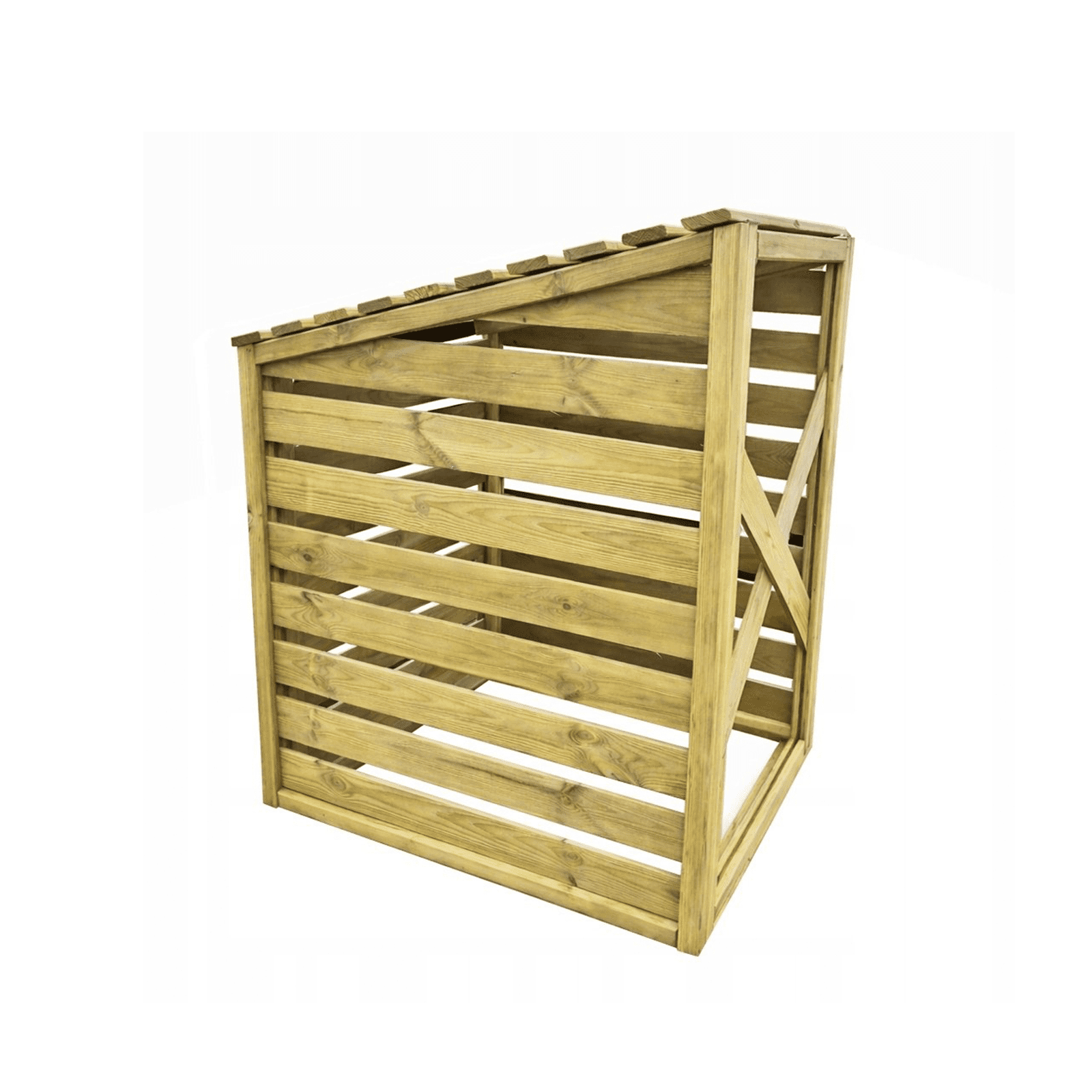 Šiukšlių konteinerio stoginė 240 l konteineriui, 78 x 92 x 122 cm 2