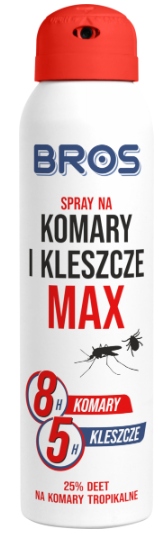 Bros uodai ir erkės maksimaliai 25 % deet 90 ml