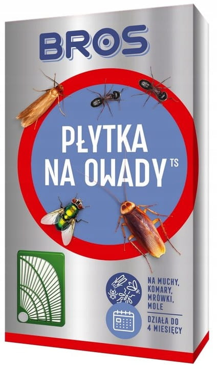 Plokštelės nuo uodų Bros, 1 vnt.