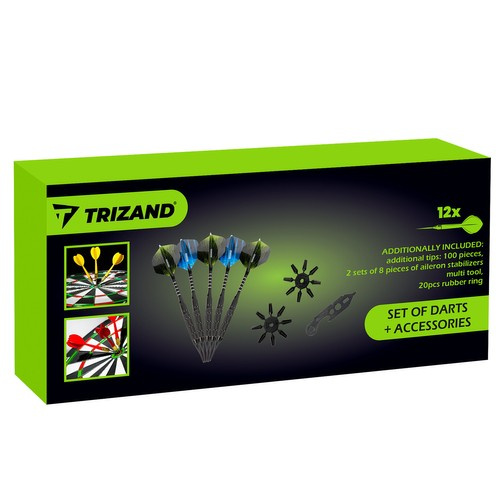 Smiginio rinkinys trizand, 257g, įvairių spalvų