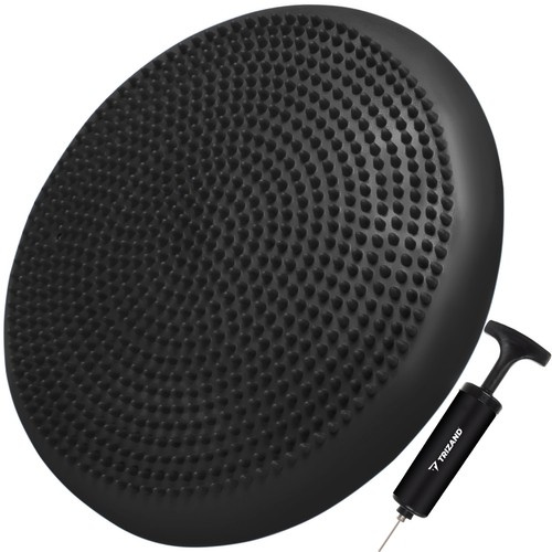 Juoda sensomotorinė pagalvė su pompa 34 cm
