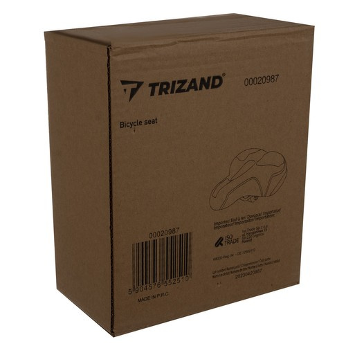 Dviračio sėdynėlė Trizand 20987, XL, juoda