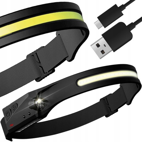 LED priekinis žibintas Trizand 21652 usb led