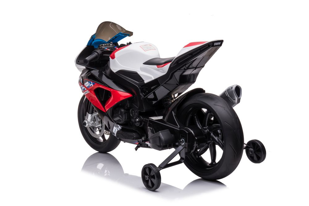 Akumuliatorinis vaikiškas motociklas lean toys bmw hp4 race jt5001, raudonas