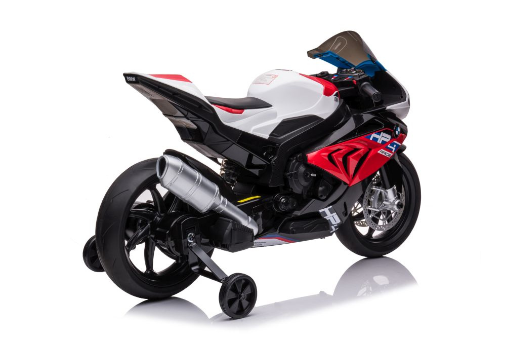 Akumuliatorinis vaikiškas motociklas lean toys bmw hp4 race jt5001, raudonas
