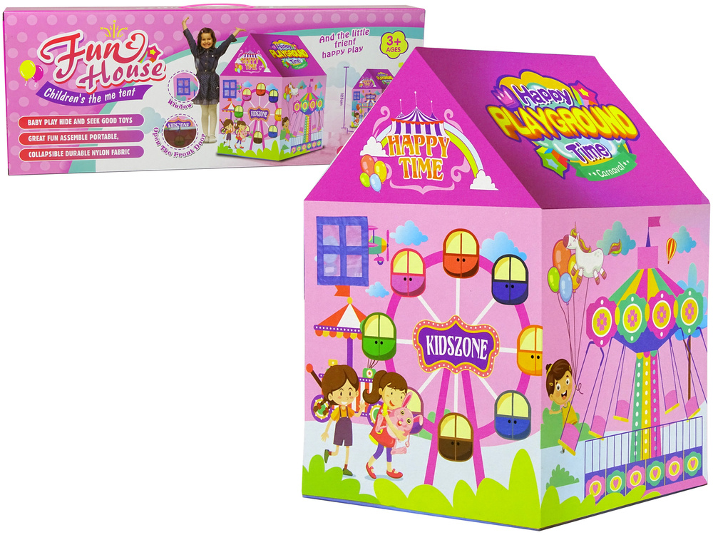 Žaislinė palapinė pramogų namai lean toys