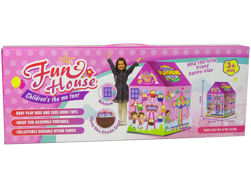 Žaislinė palapinė pramogų namai lean toys