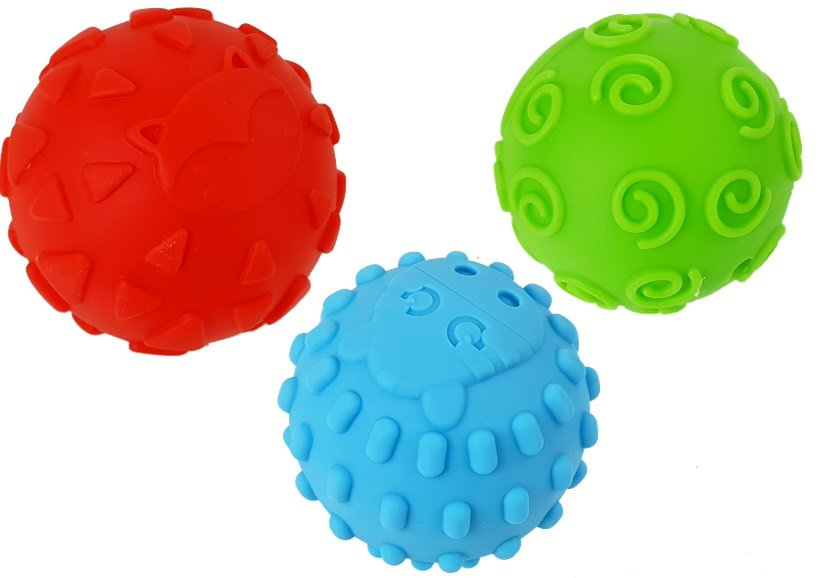 Skirtingų dydžių kamuoliukai lean toys, 6 vnt