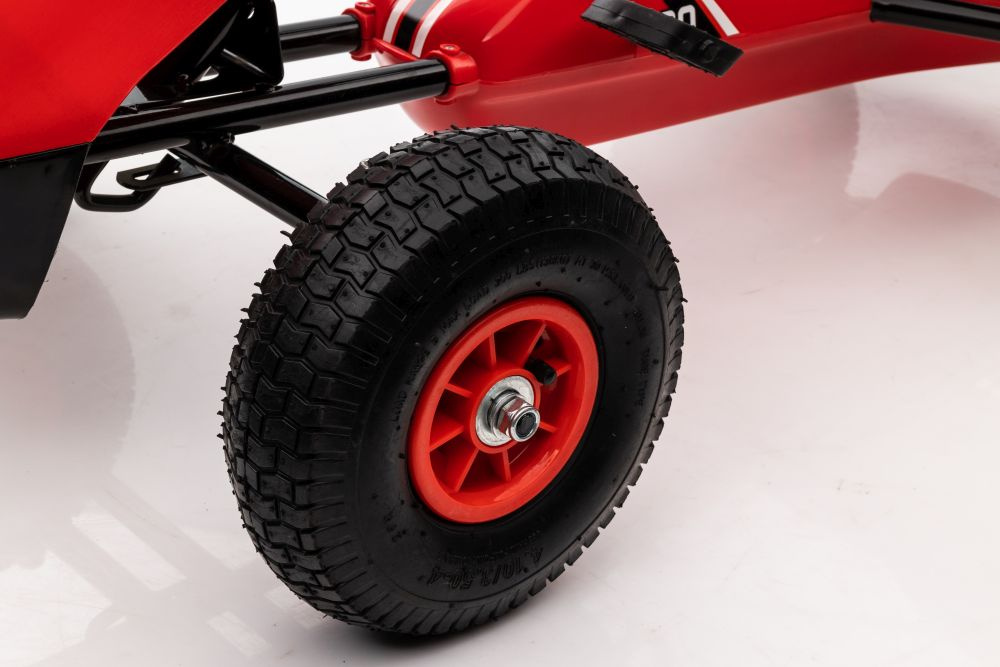 Pedalinis kartingas g208 raudonas