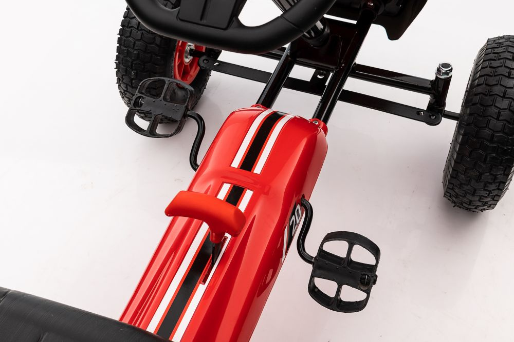 Pedalinis kartingas g208 raudonas