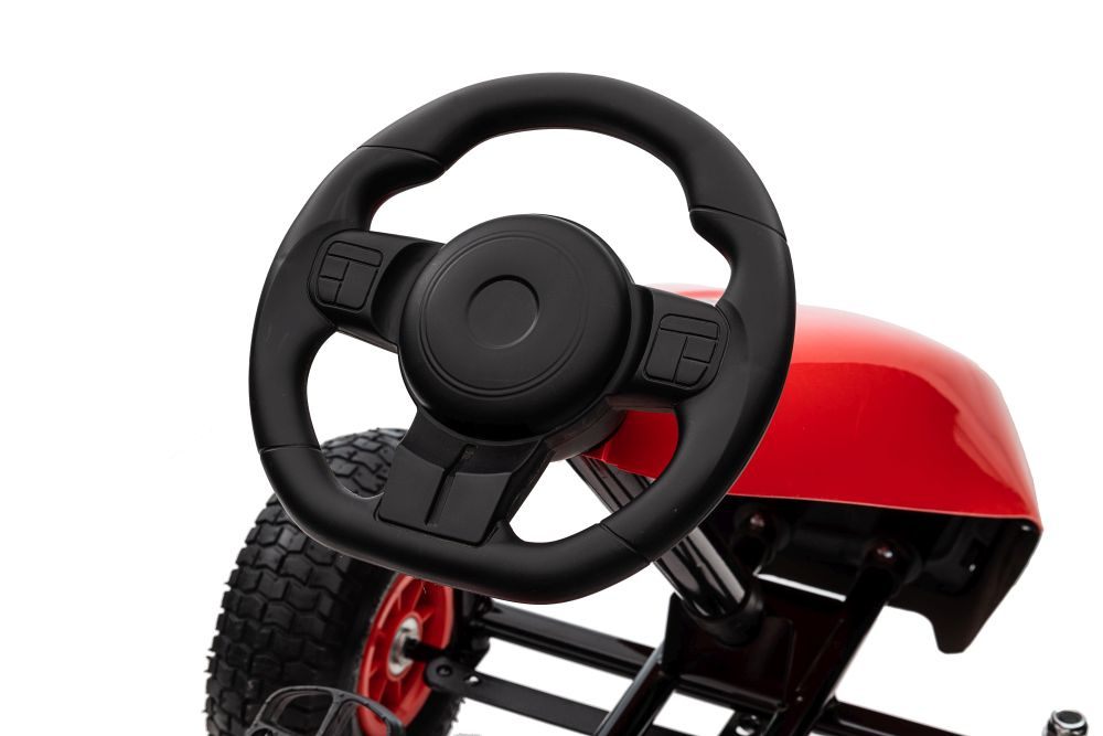 Pedalinis kartingas g208 raudonas