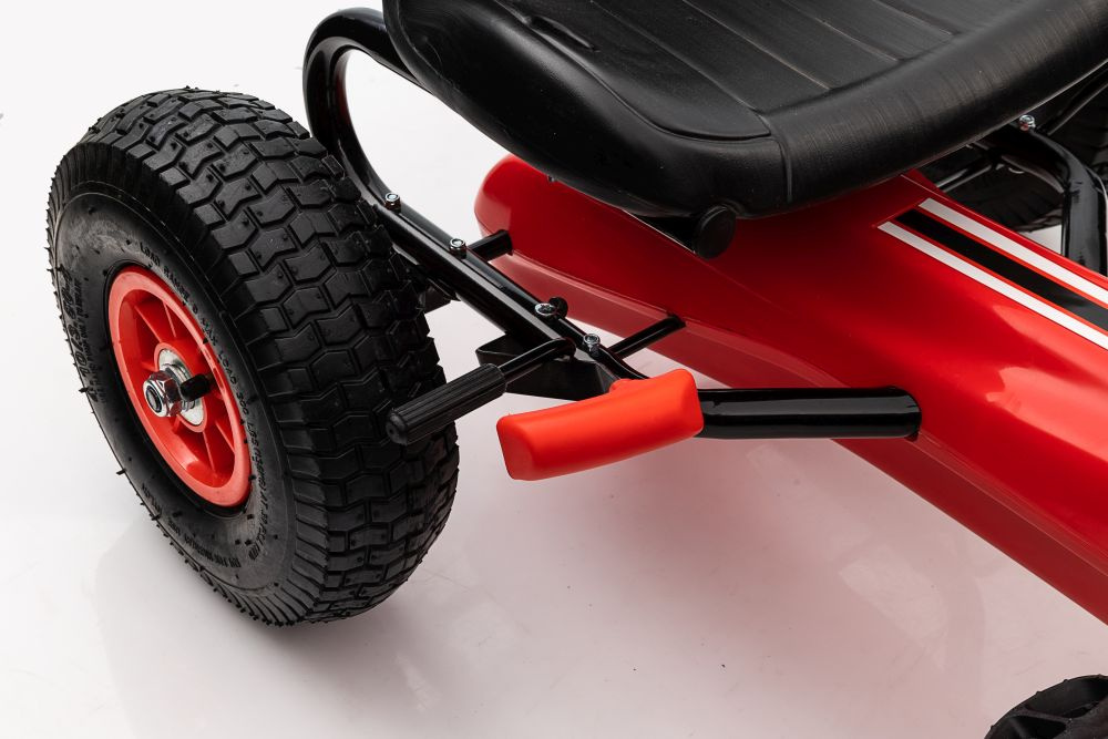 Pedalinis kartingas g208 raudonas