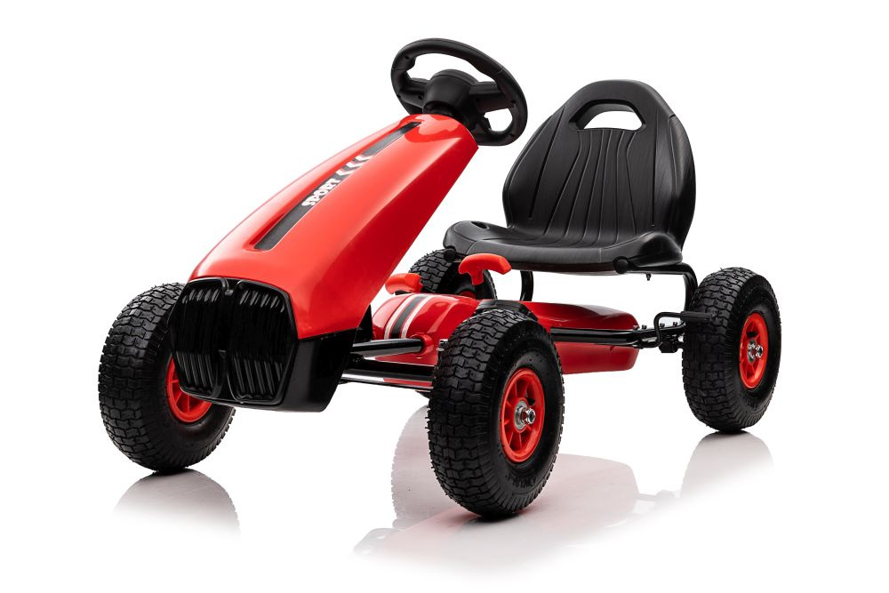 Pedalinis kartingas g208 raudonas