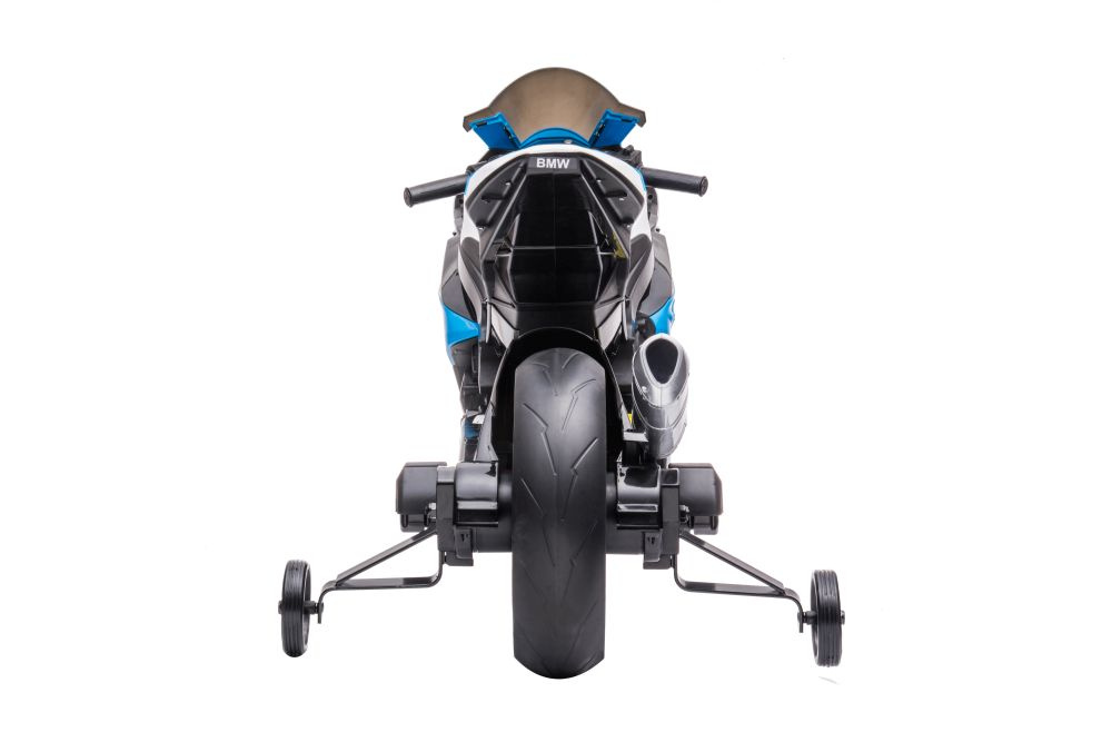 Akumuliatorinis vaikiškas motociklas lean toys bmw hp4 race jt5001, mėlynas