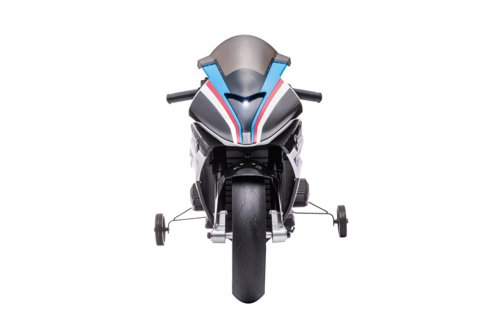 Akumuliatorinis vaikiškas motociklas lean toys bmw hp4 race jt5001, baltas