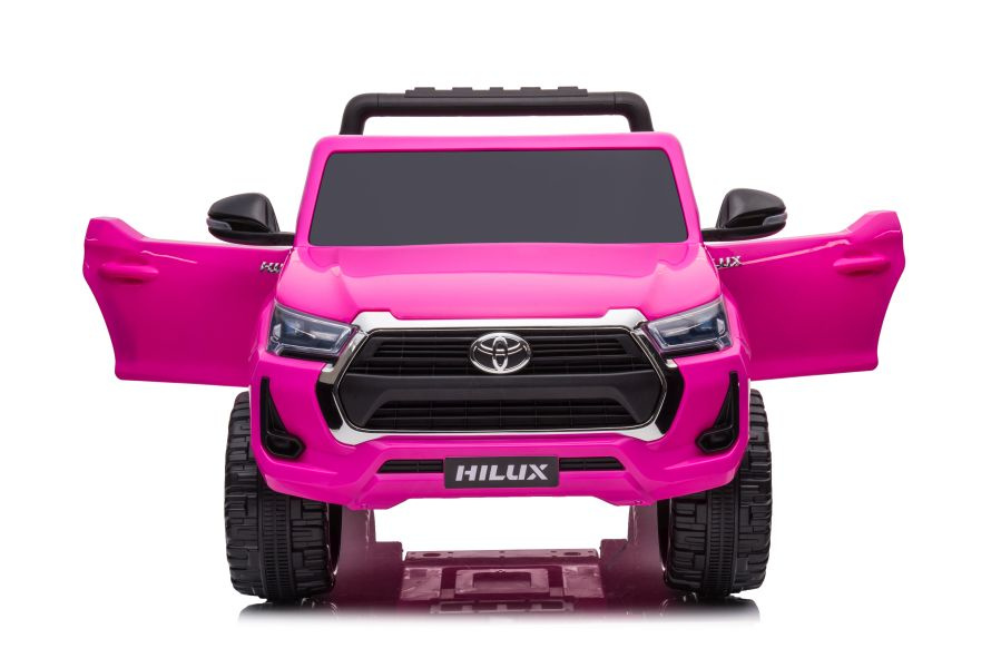 Dvivietis vaikiškas elektromobilis toyota hilux dk-hl860, rožinis