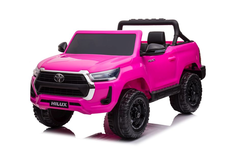 Dvivietis vaikiškas elektromobilis toyota hilux dk-hl860, rožinis