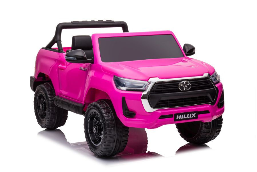 Dvivietis vaikiškas elektromobilis toyota hilux dk-hl860, rožinis