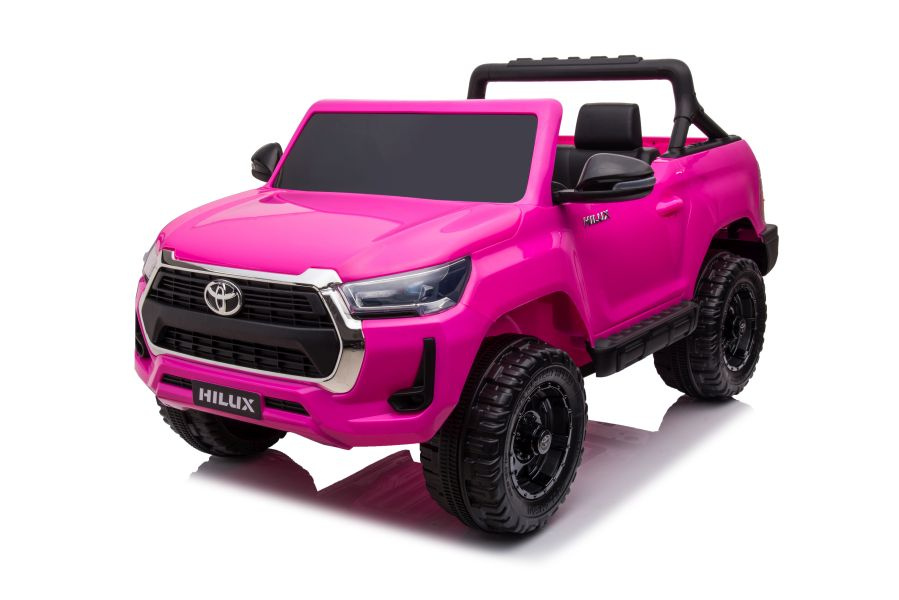 Dvivietis vaikiškas elektromobilis toyota hilux dk-hl860, rožinis