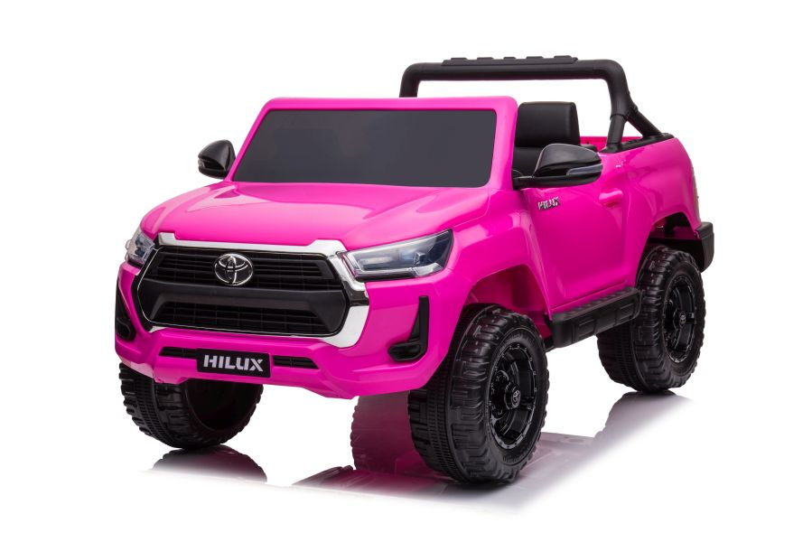 Dvivietis vaikiškas elektromobilis toyota hilux dk-hl860, rožinis