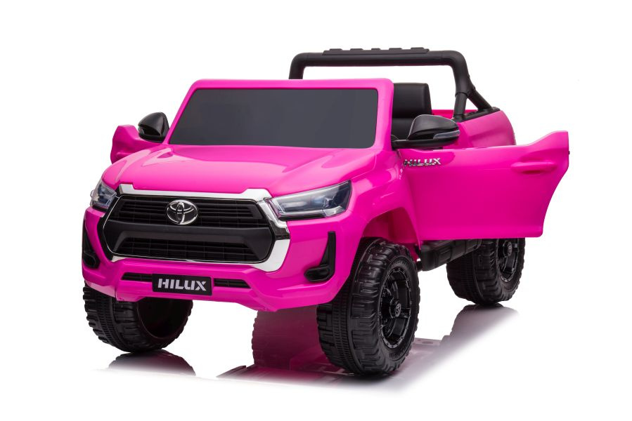 Dvivietis vaikiškas elektromobilis toyota hilux dk-hl860, rožinis