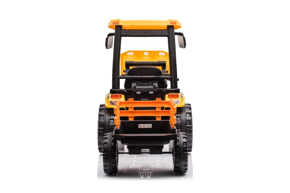 Akumuliatorinis traktorius su priekaba hercules 24v – geltonas